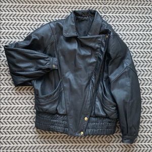Vintage Fidelity Leather Bomber